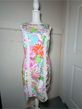 Lilly Pulitzer for Target 20th Anniversary Floral Shift Dress Size 12